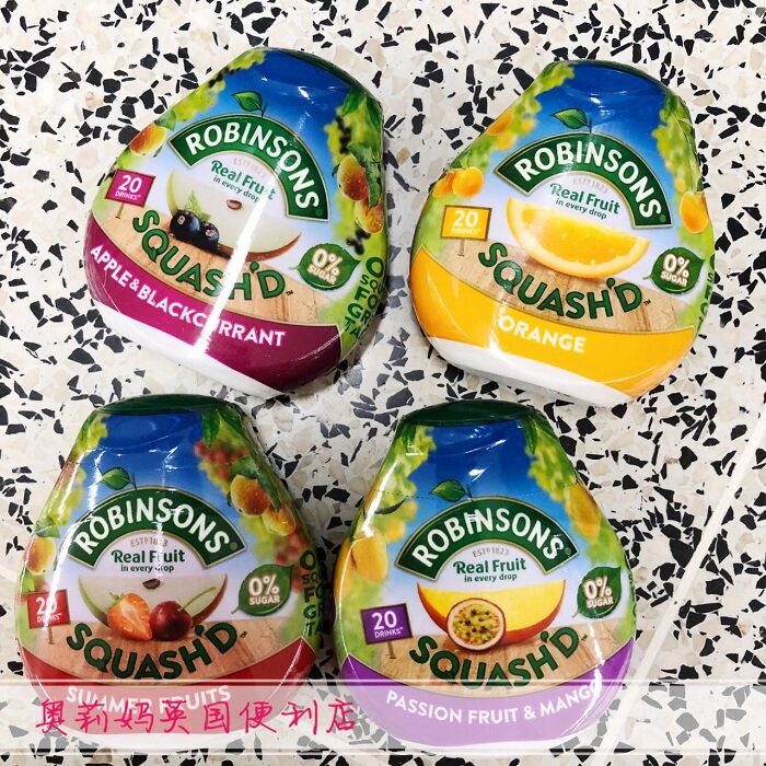 British Robinsons Squash Summer Fruit blackcurrant Concentrate sugar-free Fruit Juice 66ml in stock