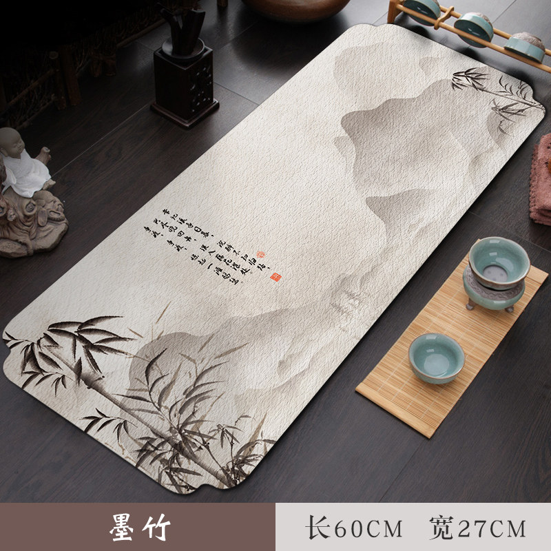 Zen Willi Absorbent Tea Towel Tea Cup Tea Mat Cloth Chinese Table Cloth Raising Pot Tea Towels Mat Geb Tea Tea Cloth Tea Mat Tea Mat-Taobao