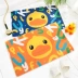 Chính hãng Little Yellow Duck Fail nhung Velvet Cửa dày Thảm phòng tắm gia đình Hấp thụ thảm chống trượt Thảm cửa phòng ngủ - Thảm sàn