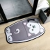 Ins phim hoạt hình động vật nhà thảm thảm nhà flannel hiên phòng tắm cửa thấm nước mat giá thảm cuộn trải sàn Thảm