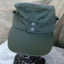 German summer mountain hat silver-brimmed official hat training hat green twill live hat wall can be pulled down