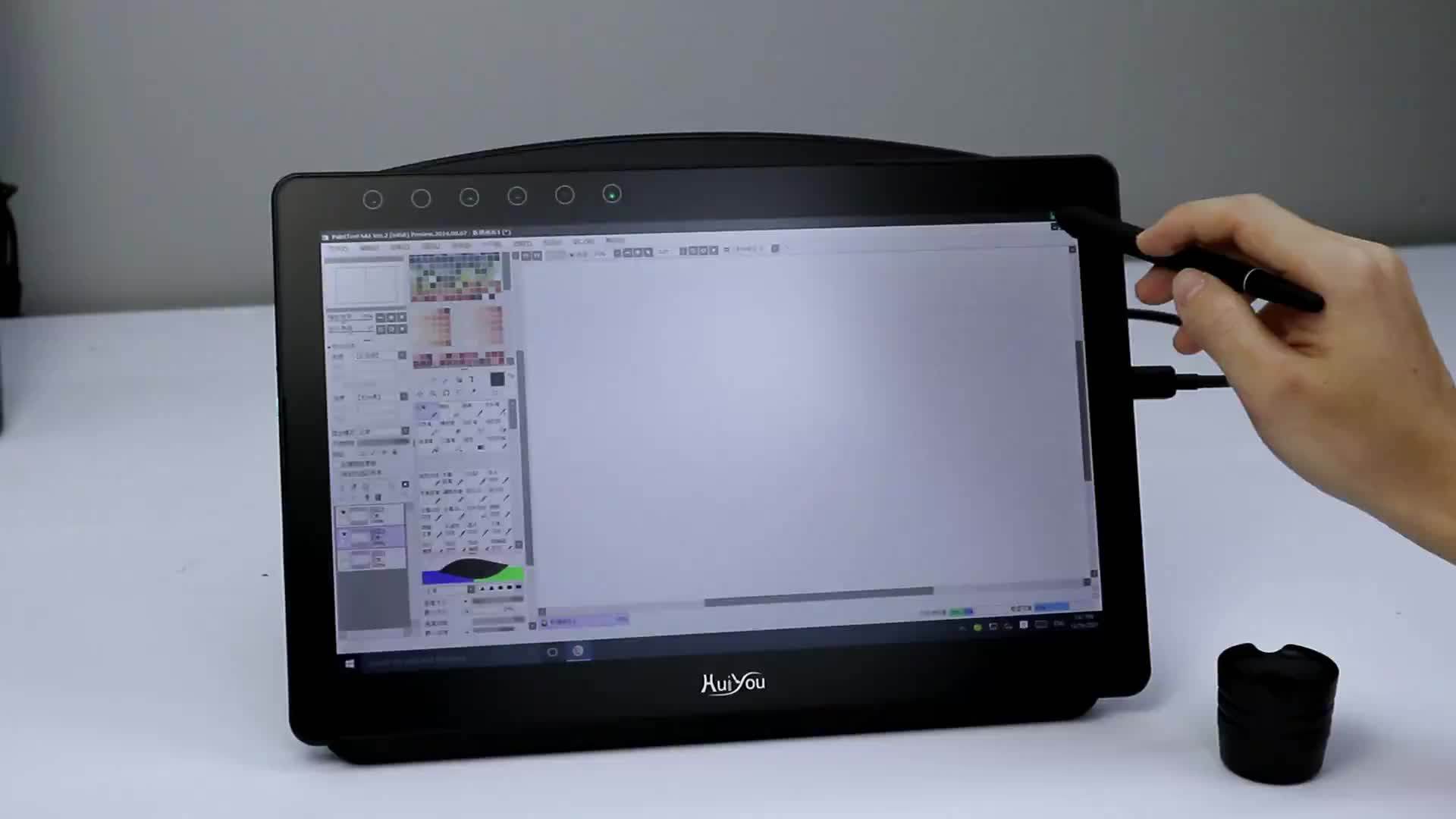 1920 X 1080 Black Drawing Tablet Pen 8192 Level Pressure 266PPS