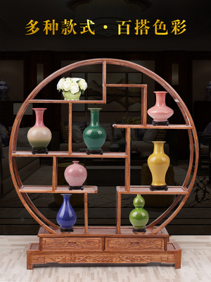 景德镇陶瓷花瓶瓷瓶插花仿古中式家居客厅饰品电视柜瓷器瓶子摆件