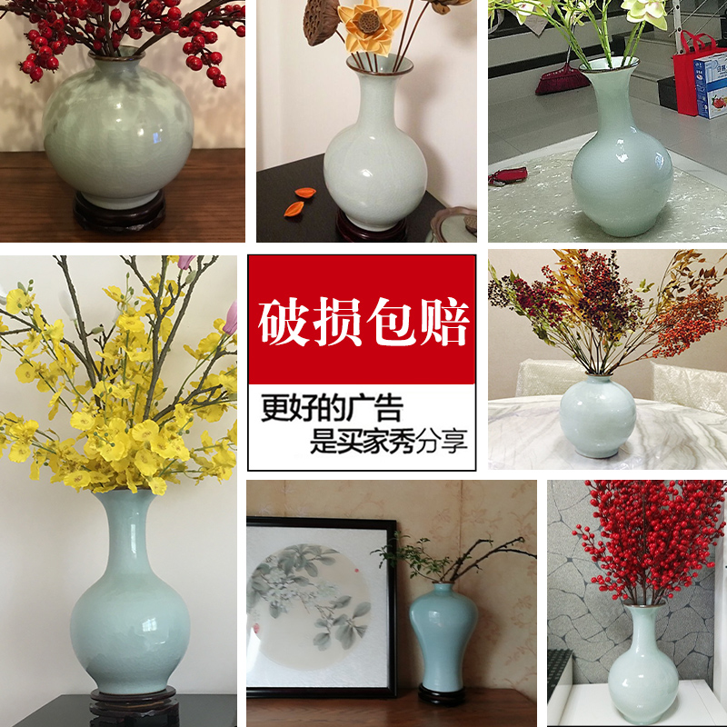 Jingdezhen ceramic vase furnishing articles antique porcelain flower arranging Chinese style restoring ancient ways is sitting room of I and contracted household ornaments