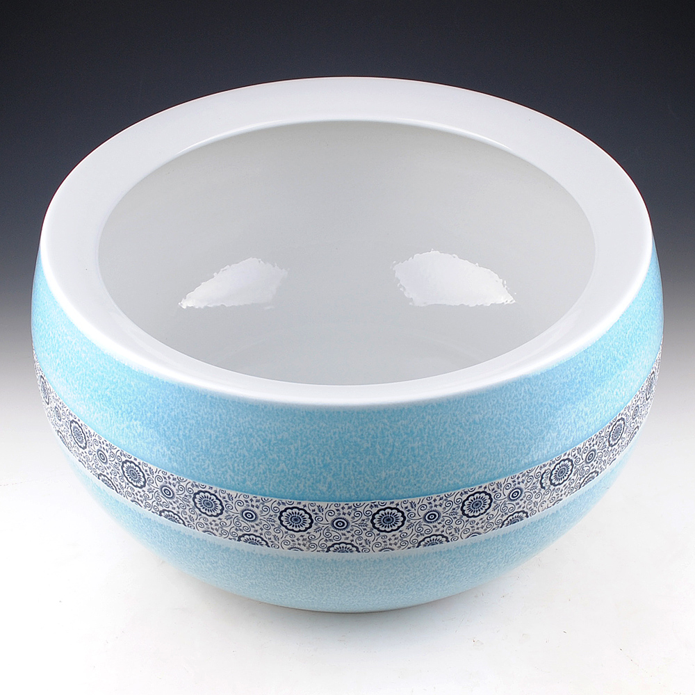 Hong xuan jingdezhen ceramic aquarium color glaze porcelain goldfish bowl/water tanks/book calligraphy and painting the living room, office decoration