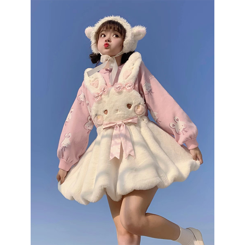 【it's alice】bear's original bobo rabbit 3d bunny ear cute plush bloomer ...