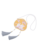 To Alice P780 original peach rabbit embroidered Han element slant bag bag