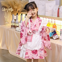 To Alice Kids TZL1012 original Lin Ji Big Apple Printed Bathroom and Childrens Dress