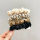 Temperament simple French satin small intestine hair ring women's versatile high-end hair tie high ponytail ແຖບຢາງພາລາເກົາຫຼີ