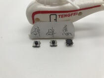  Original OMRON OMRON black tact switch patch button B3FS-1010P 6*6*4 3