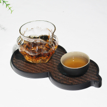 Bamboo handicraft bamboo chiche tea tray fruit tray tea road accessories tea set Dried Bubble Table Zen tea Tea Ware Heavy Bamboo Tea Tray