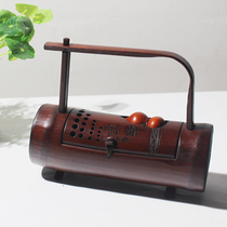 Bamboo Crafts Furniture Accessories Incense Stove Hem Decoration Smoked Incense Stove Creative Stove Hanging Stove Hand Stove