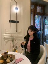 Home Spicy Hot Halo Lala Beauty Girl Exclusive Woman Autumn Clothing Short butterfly knot wool small fragrant wind jacket