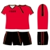 Quần áo bóng chuyền thăng hoa phù hợp với nam và nữ tay ngắn thoáng khí thi đấu đào tạo đồng phục đội bóng áo in tùy chỉnh PQ056 	cột và lưới bóng chuyền hơi	 Bóng chuyền