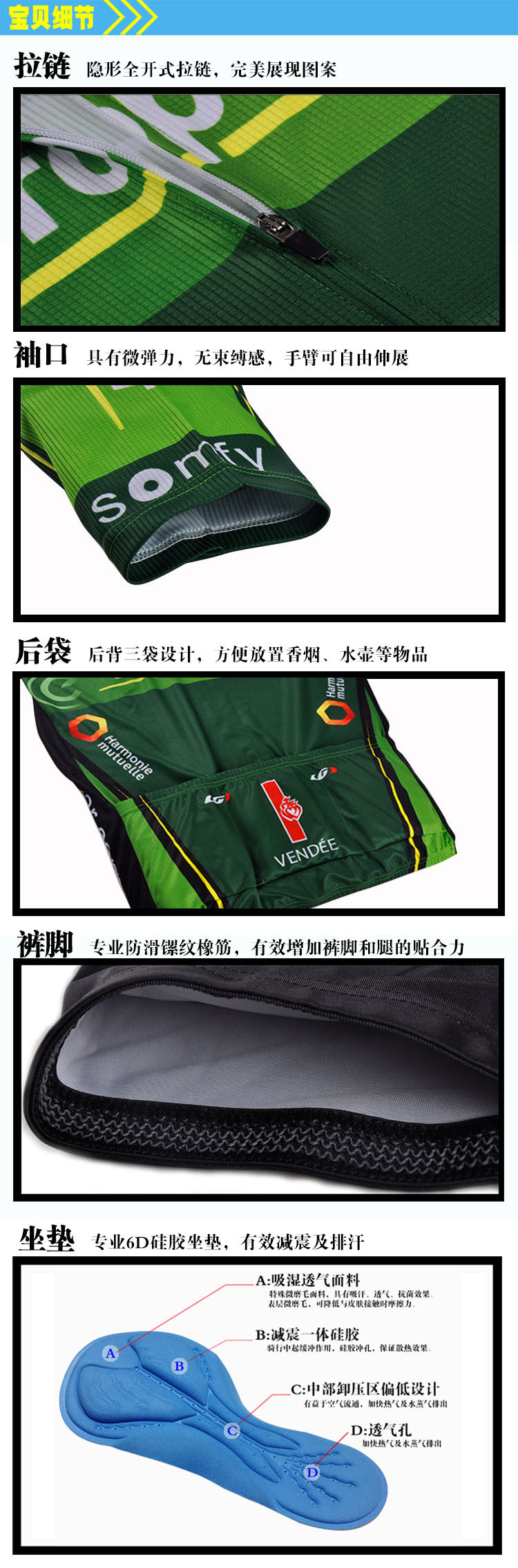 Tenue de cyclisme mixte - Ref 2214813 Image 9