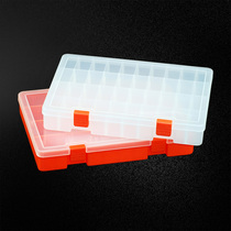 36 points thickened chip hardware storage box transparent sample can be boxed plastic box parts box split grid box electronic components