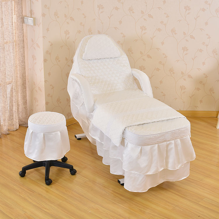 Bốn bộ giường làm đẹp Ba bộ giường làm đẹp bốn bộ giường làm đẹp bằng cotton bốn bộ - Trang bị tấm khăn trải giường spa