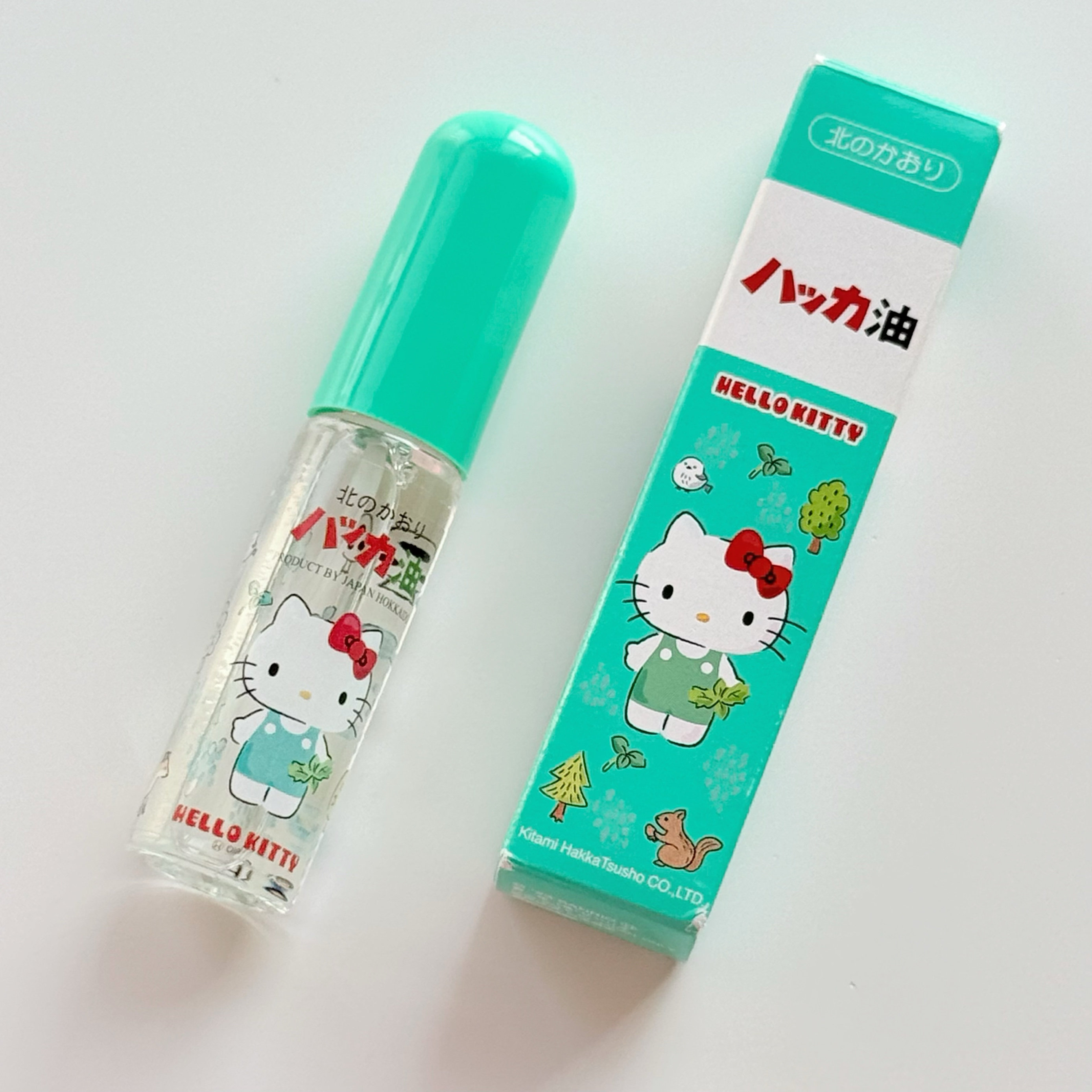 【日本直邮】 日本 KINCHO 北海道北见 hello kitty限量版 薄荷油清凉油喷雾11.5ml