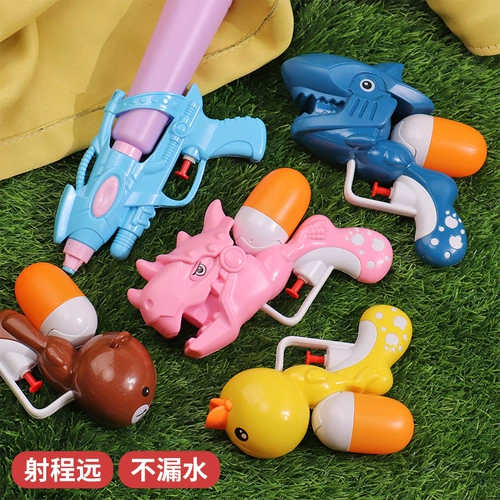 Электрический глок, водный пистолет для воды, мультяшная дорожная игрушка для игр в воде для мальчиков