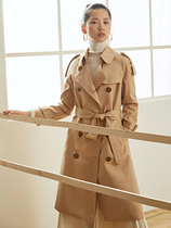 Xijia Fashion actually wear light luxury positioning 2020 popular windbreaker womens long loose lace-up jacket
