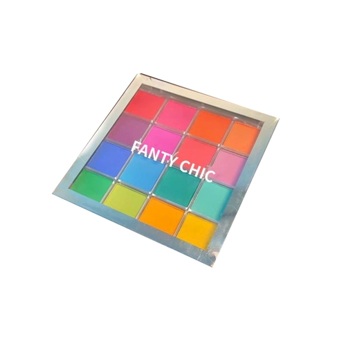 Матовая база под макияж, синие зеленые детские палетка теней, косплей