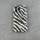 Black Embossed Cross Leather Phone Case for iPhone 17, 16, 15, 14 and 13