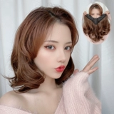 Парик, волнистое кудрявое невидимое наращивание волос, придает объем