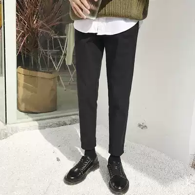 Zijun Autumn Tide brand tapered slim suit pants men Korean version of youth simple small feet casual pants tide