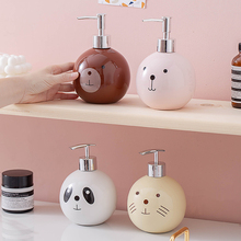 家用旅行萌宠陶瓷按压乳液分装瓶