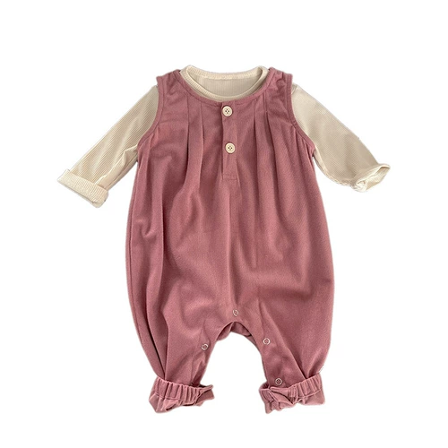 Детский демисезонный комплект, комбинезон, штаны, в западном стиле