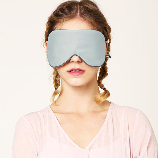 Double-sided shading eye mask women's autumn and winter light and not eye-hanging ear-mounted breathable comfortable sleep relieve fatigue eye mask