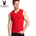 Playboy ấm vest mens áo giáp mùa thu đồ lót và bông mùa đông cơ thể đầu chặt chẽ cộng với nhung dày. 