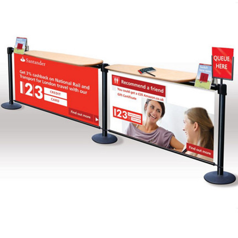 One meter line telescopic isolation with safety guard railing Protocol rod queuing stainless steel warning column police cordon-Taobao