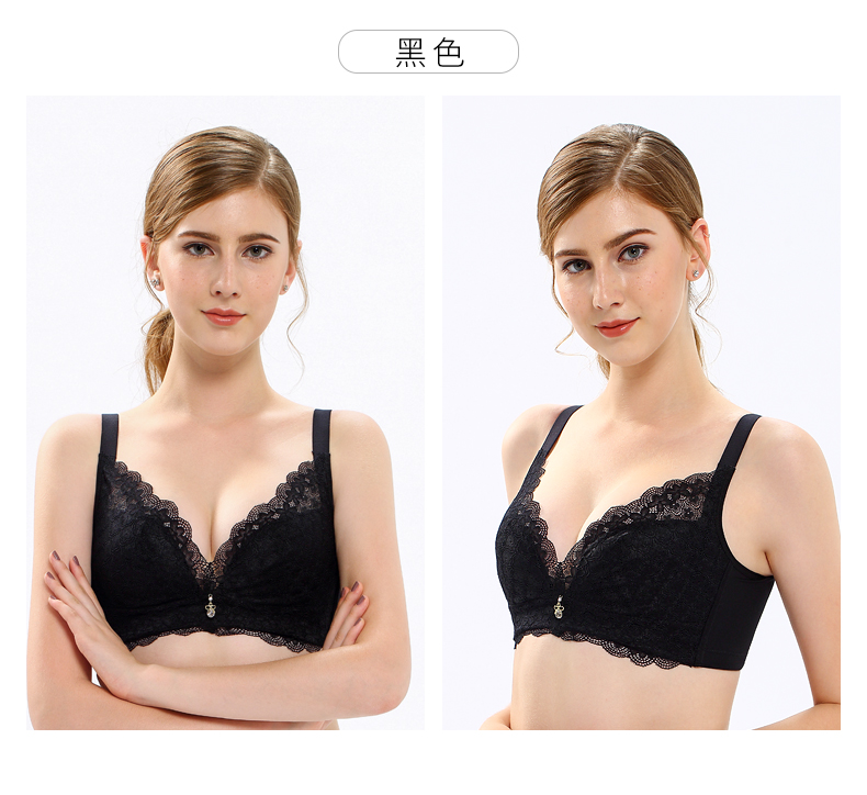 Hàng ngàn cô gái xinh đẹp gợi cảm ren đồ lót mỏng cỡ lớn Tổ ong thoáng khí không có vòng thép để nhận áo ngực Phó áo ngực 3 dây