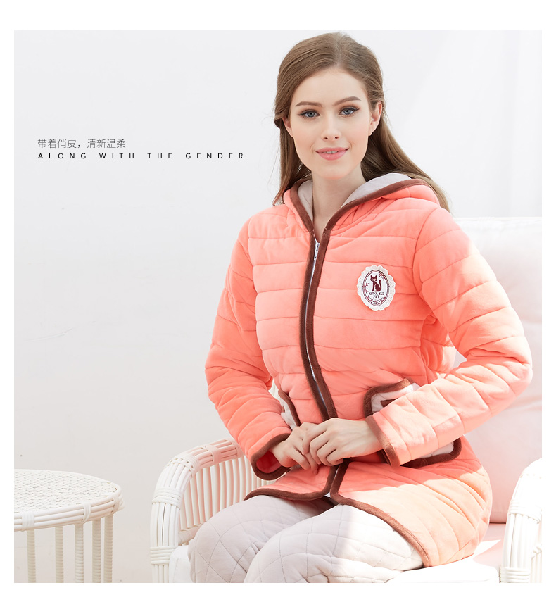 Pyjama pour femme à manches longues - Ref 2992381 Image 9