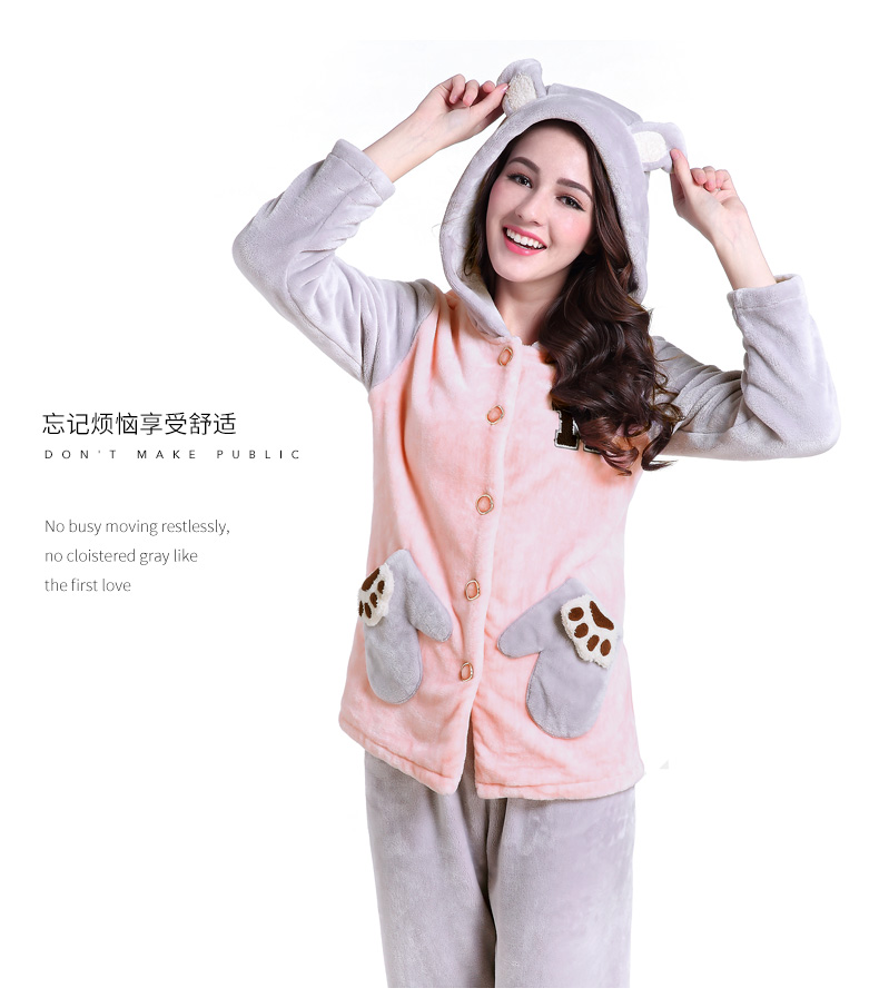 Pyjama pour femme à manches longues - Ref 2992378 Image 10