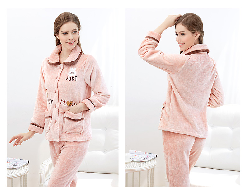 Pyjama pour femme à manches longues - Ref 2992379 Image 10