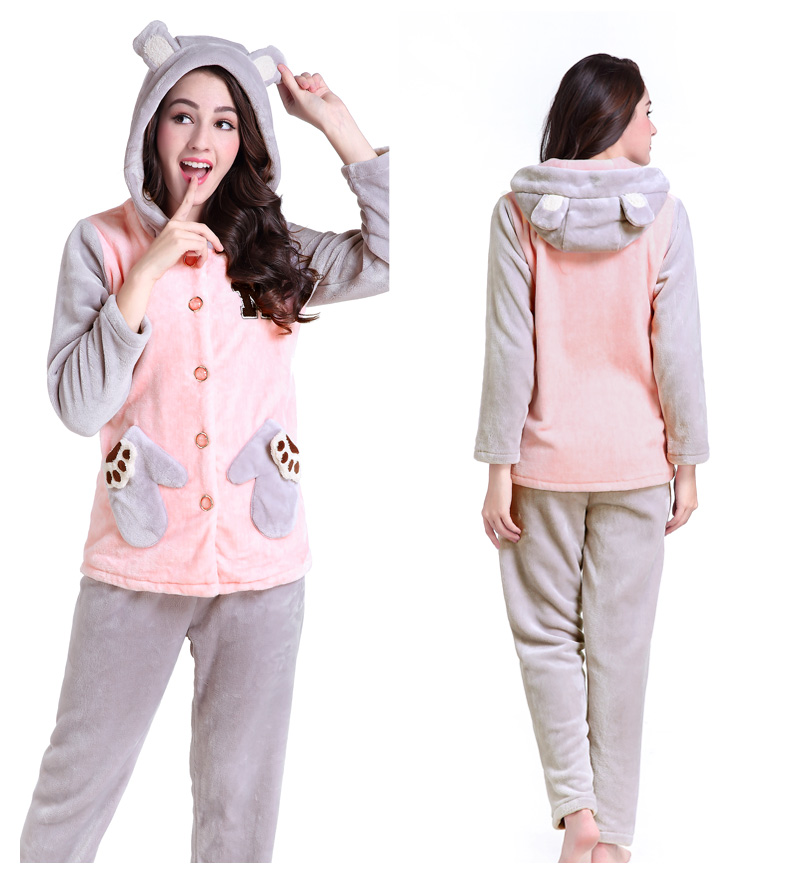 Pyjama pour femme à manches longues - Ref 2992378 Image 11