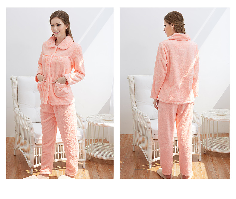 Pyjama pour femme à manches longues - Ref 2992373 Image 13