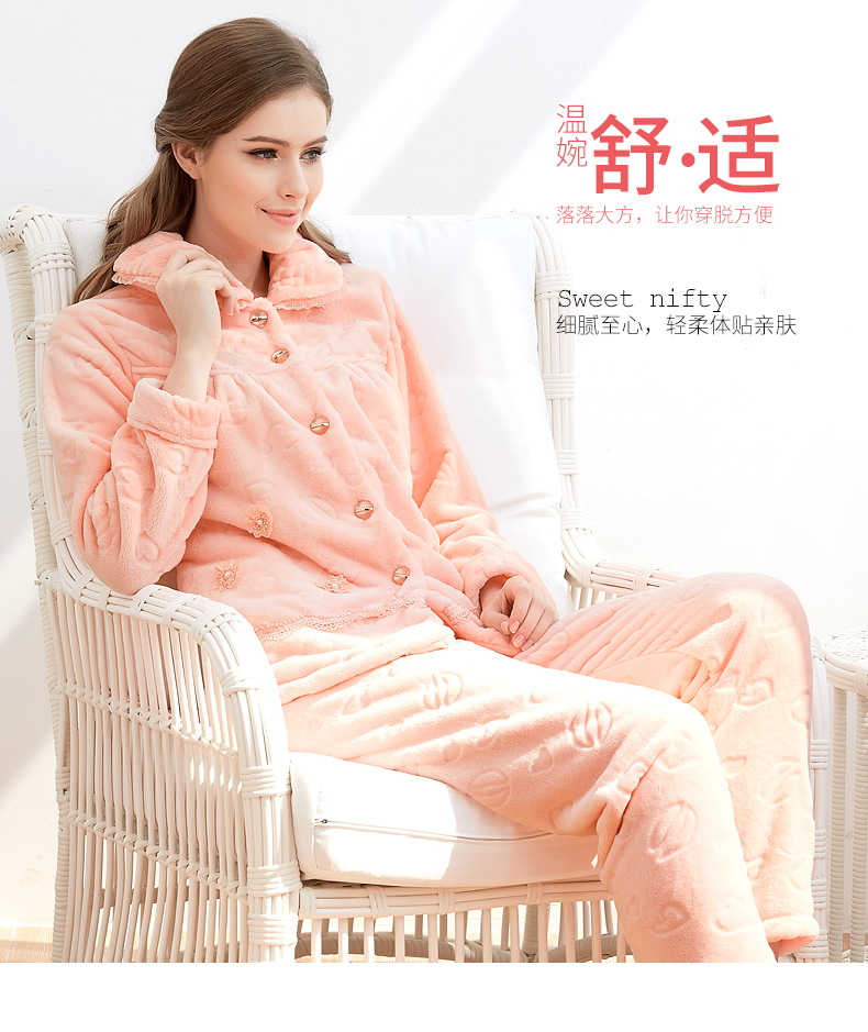 Pyjama pour femme à manches longues - Ref 2992380 Image 6