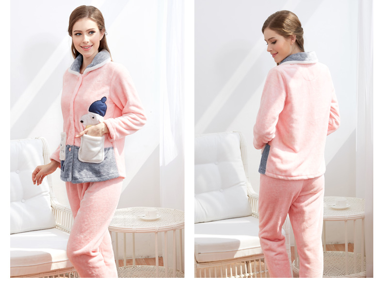 Pyjama pour femme à manches longues - Ref 2992374 Image 10