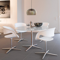 Lahti creative classic style dining chair Danish designer modern light luxury smiley face chair chair chair