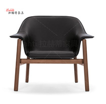 New Chinese solid wood sofa developed chair Nordic light luxury home lazy chair designer simple reception negotiation chair