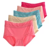 Кружевной утягивающий пояс на талию, трусы, средняя посадка, большой размер