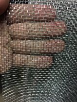 Authentic 304 stainless steel wire mesh vibrating screen ginning mesh mine screen filter screen 8 mesh line 25