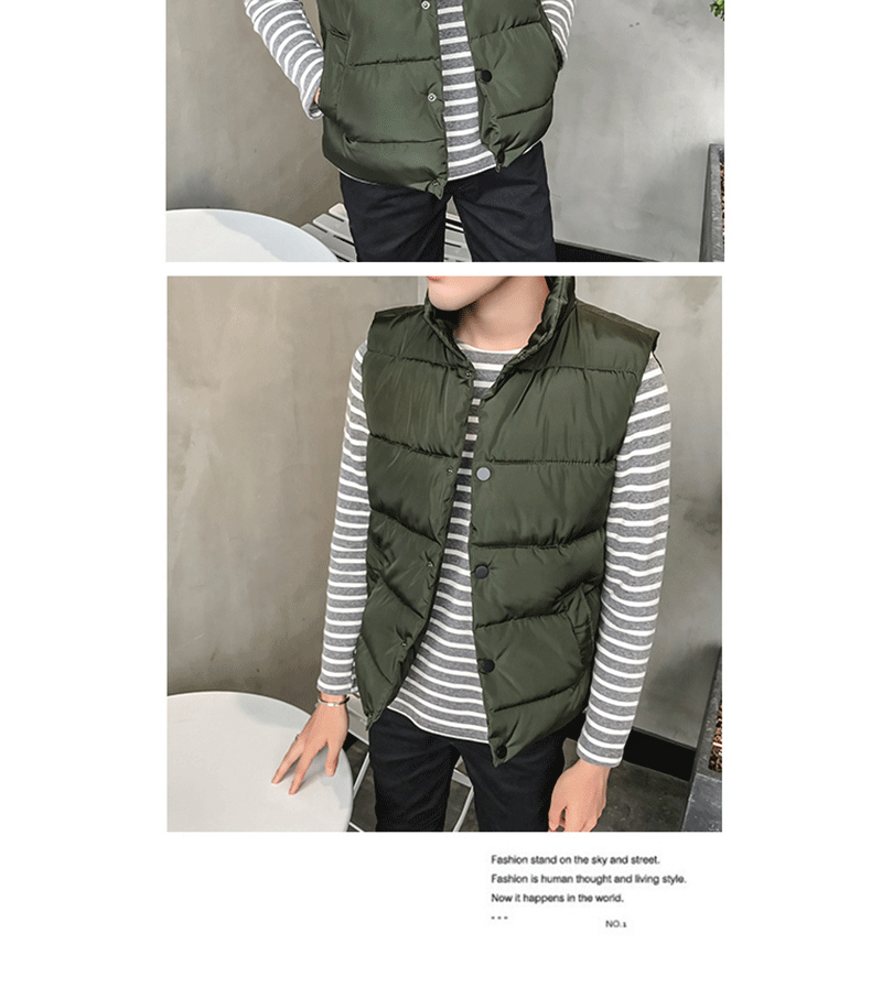 Vest nam mùa thu đông xuống vest vest vest đệm nam giản dị áo khoác Hàn Quốc phiên bản Hàn Quốc đẹp trai áo ba lô nam