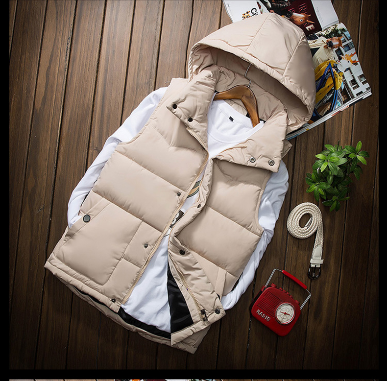 Áo vest nam mùa thu đông mới phiên bản Hàn Quốc của cặp đôi thanh niên tự trồng vest không tay vest dày áo vest đẹp trai áo ghi lê nam