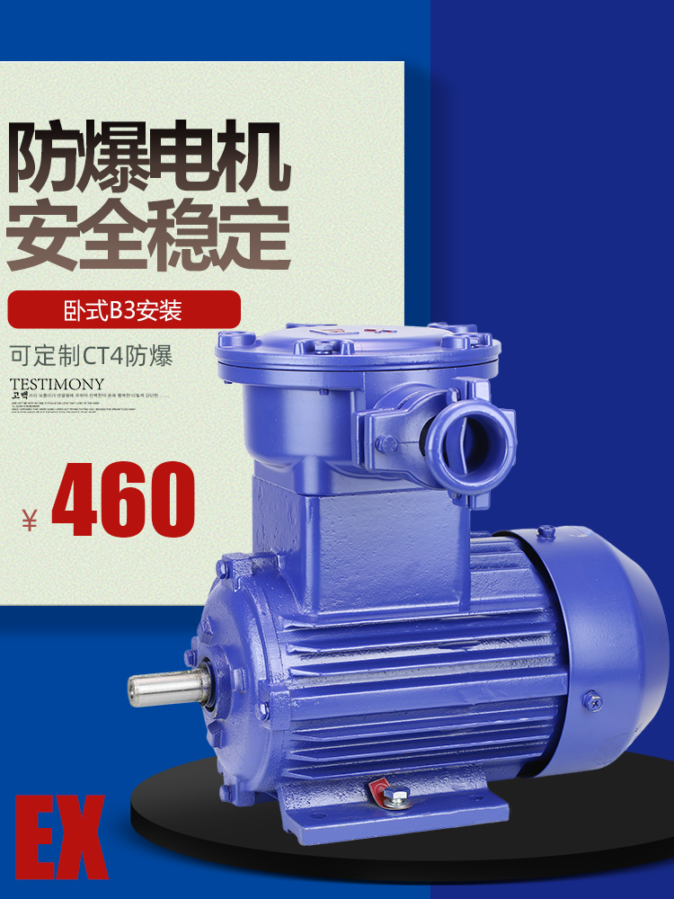 New Dali YBX3 explosion-proof motor gas explosion-proof three-phase 380V copper core motor Mine coal safety BT4 CT4