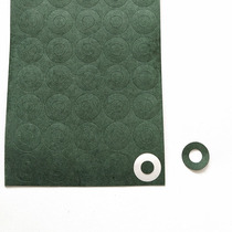 1 hollow 18650 insulation gasket battery Barley paper battery pack special green shell paper insulation paper adhesive patch