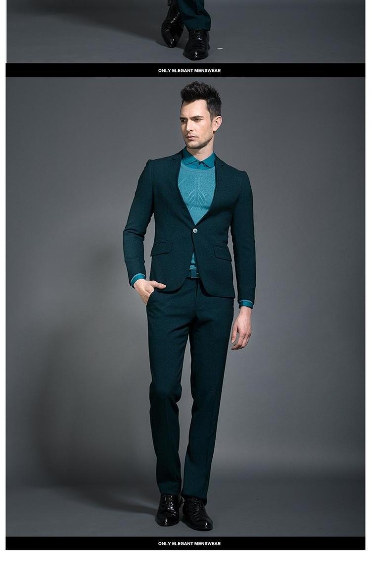 Menseye / Đôi mắt nam mùa thu Quần nam mới Quần lịch phục chuyên nghiệp Bộ đồ công sở 15d quan au